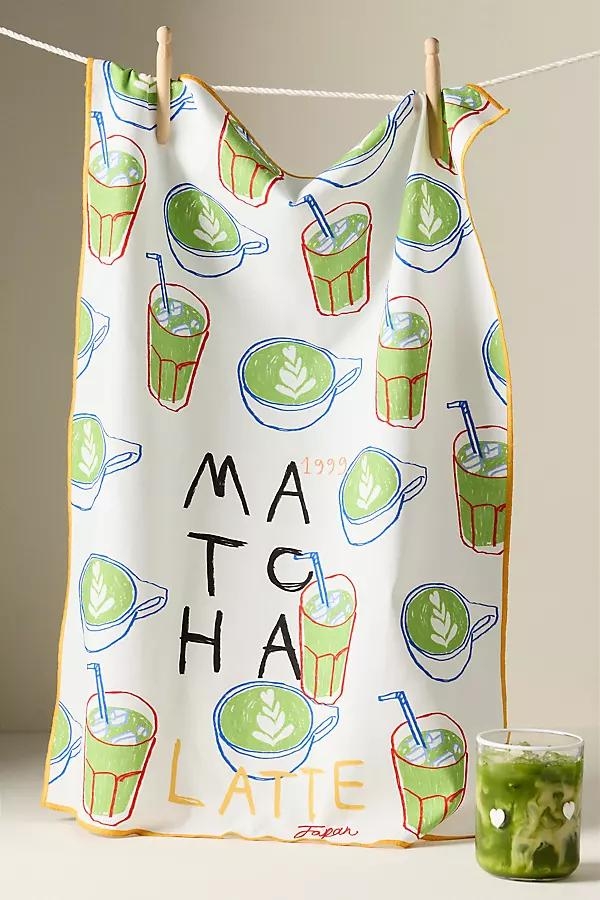 Matcha Latte Dish Towel - Image 0