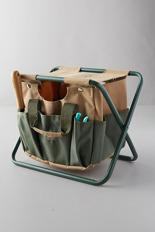 Canvas Carry-All Garden Stool - Image 0