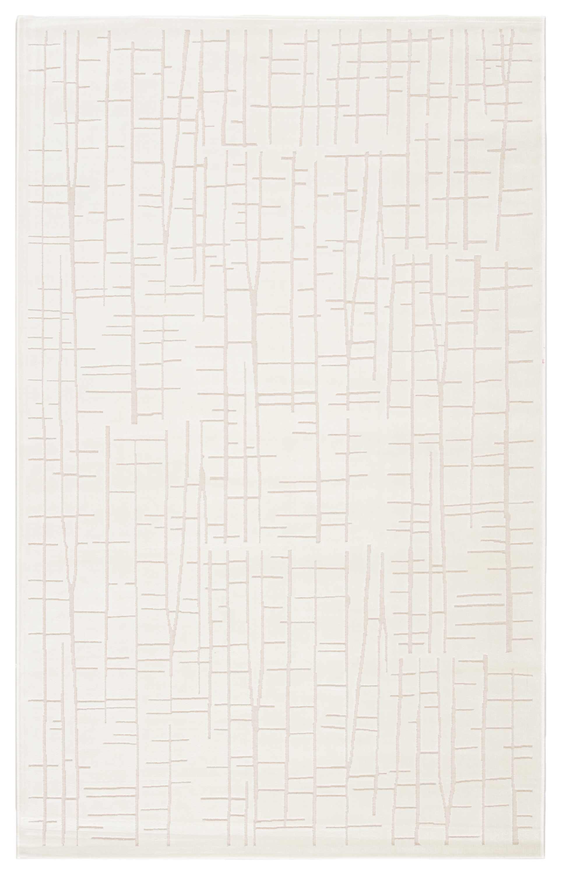 Palmer Abstract White/ Cream Area Rug (9'6"X13'6") - Image 0