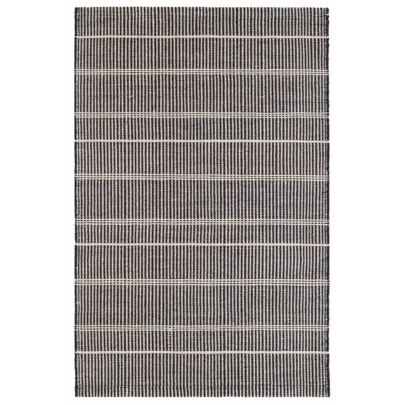 Dash and Albert Rugs Samson Black Handwoven Indoor/Outdoor Rug - Image 0