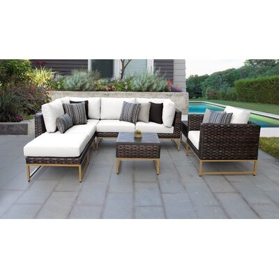Nauvoo 8 Piece Sectional Seating Group with Cushions - Image 0