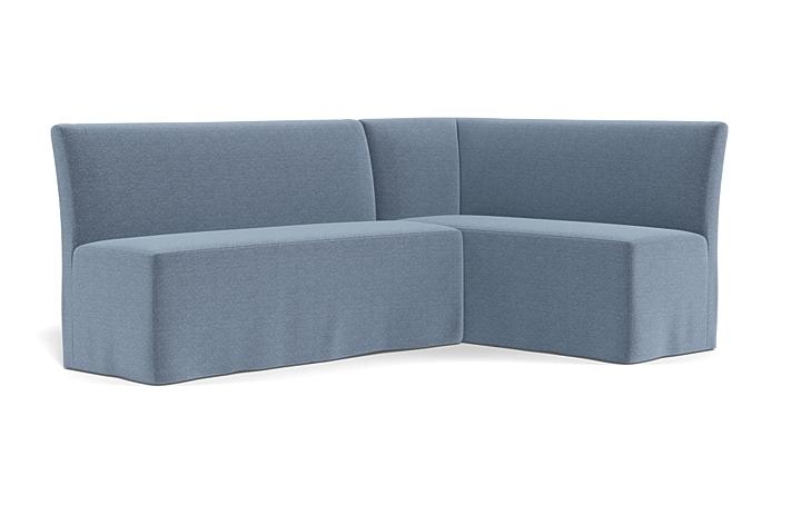 Dorian Slipcovered Right Banquette - Image 1