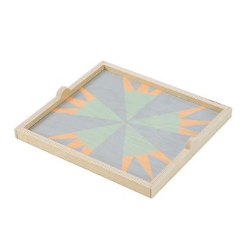 Wolfum Baltic Birch Square Tray, 12.25x11, Star Pastel - Image 2