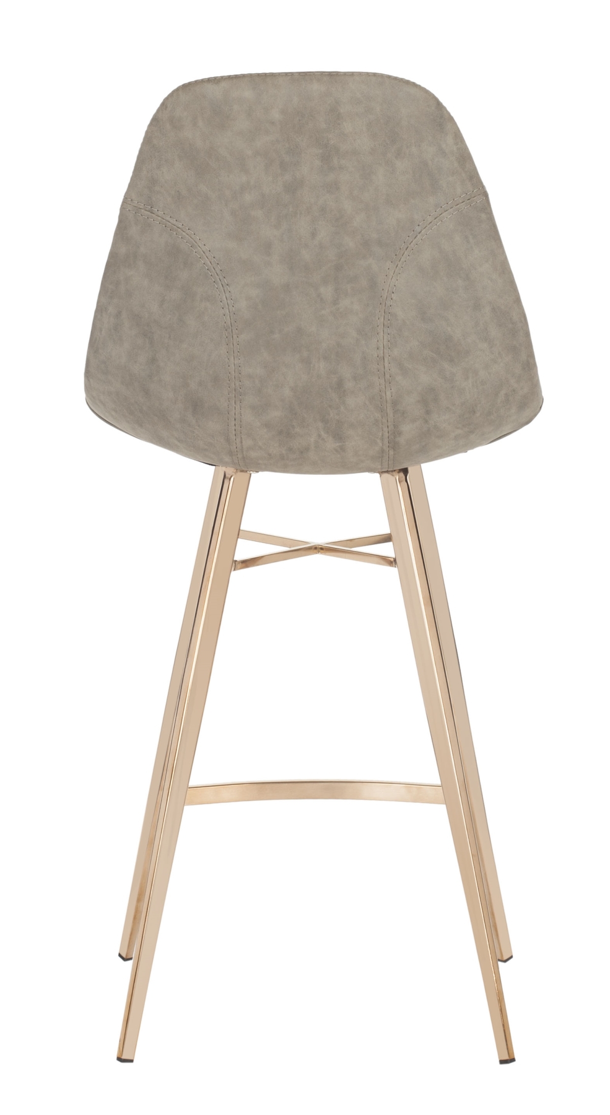 Mathison Counter Stool - Taupe / Copper - Safavieh - Image 5