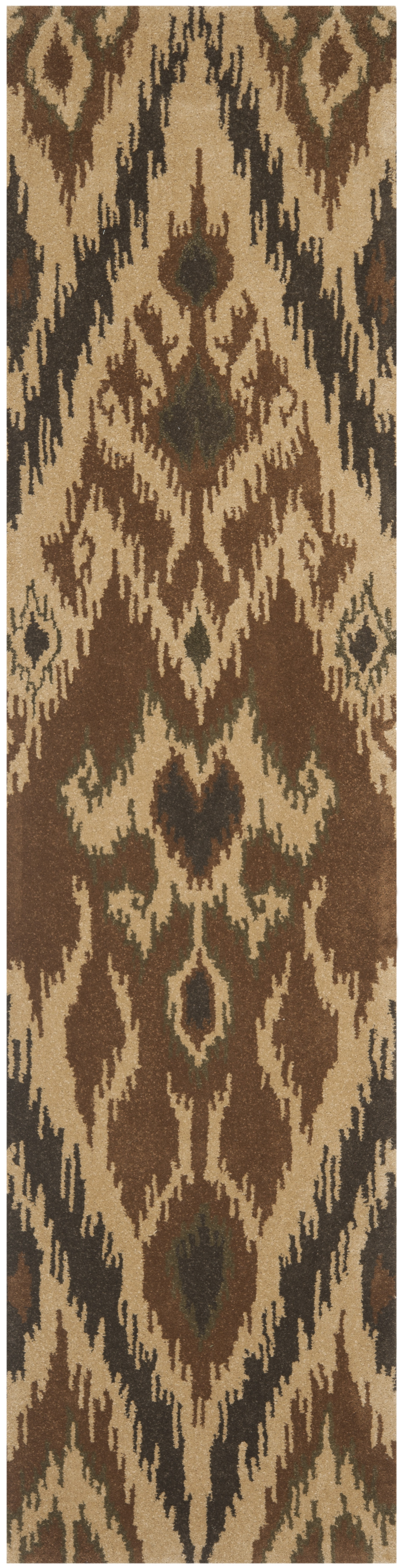 Arlo Home Hand Tufted Area Rug, CPR351B, Multi/Brown,  2' 3" X 9' - Image 0