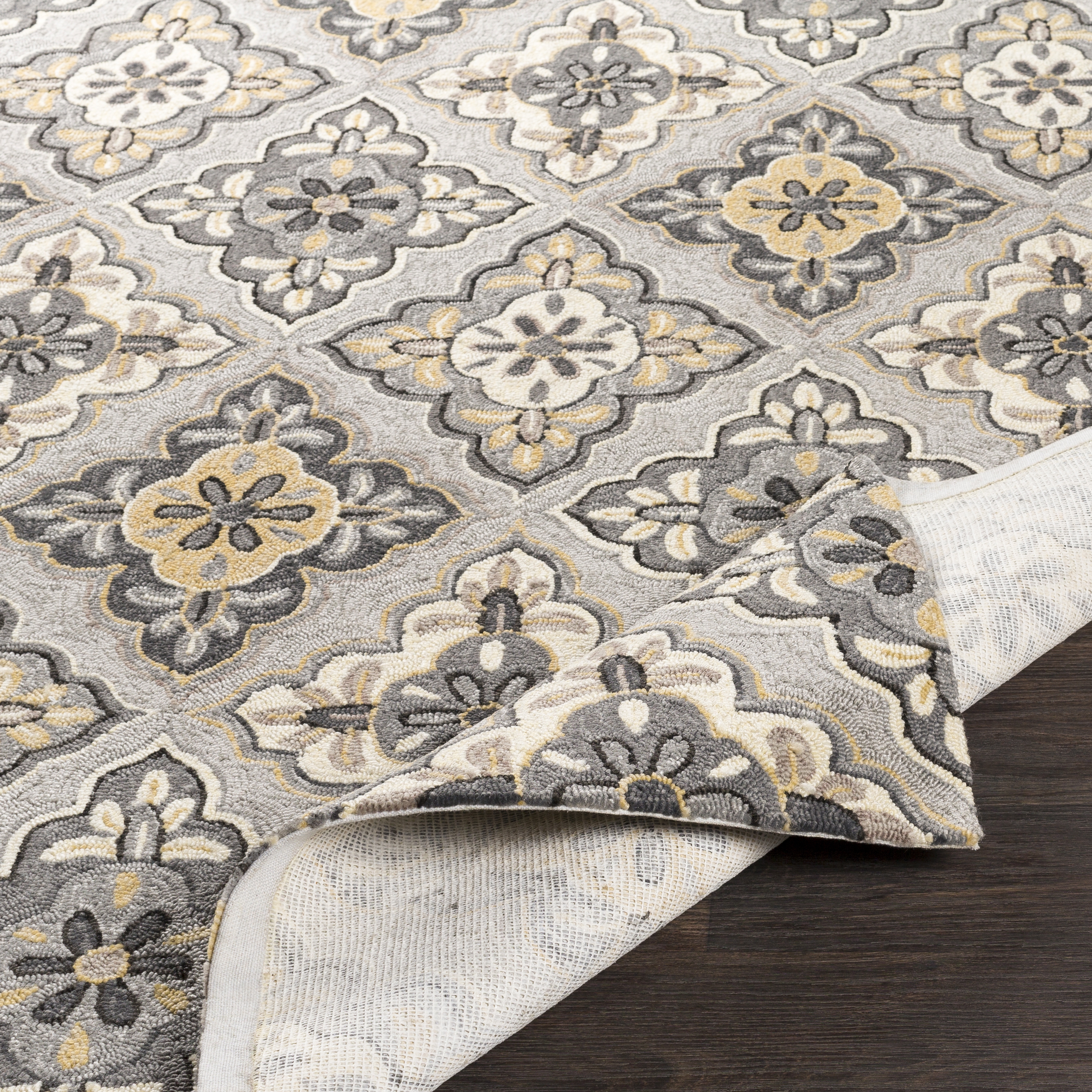 Rain Black Outdoor 3' x 5' Handmade Rug - Image 4
