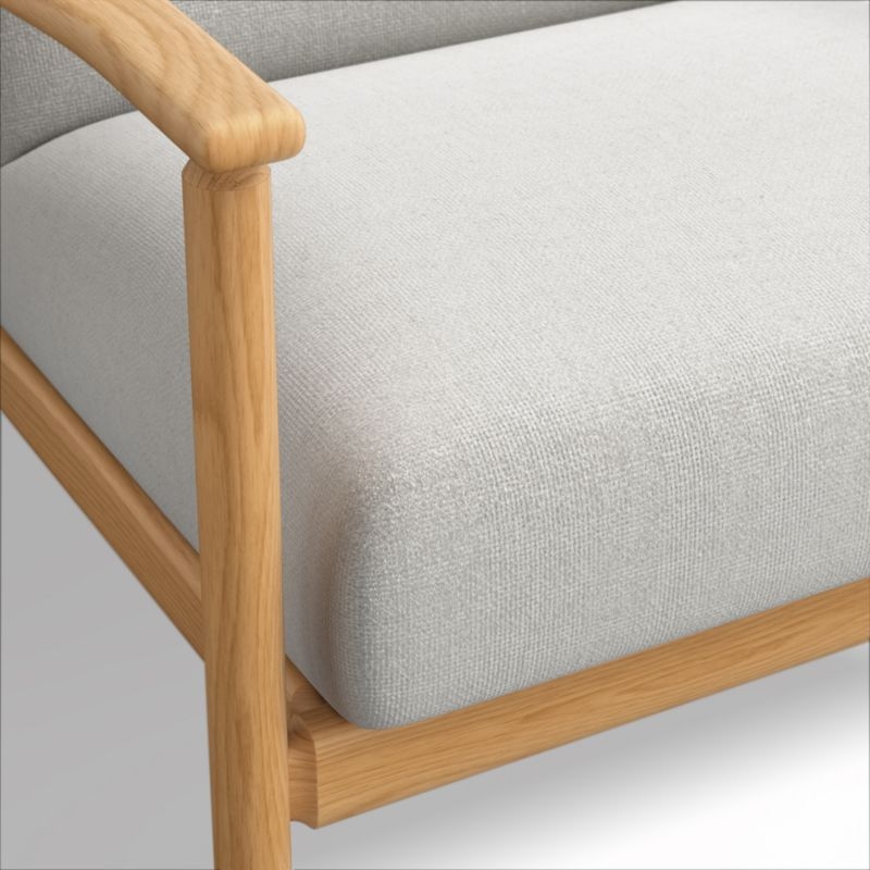 Ojai Upholstered Wood Frame Accent Chair - Image 4