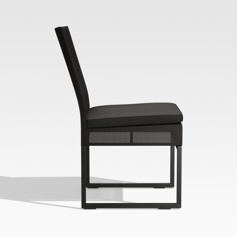 Dune Black Outdoor Dining Side Chair - Image 2