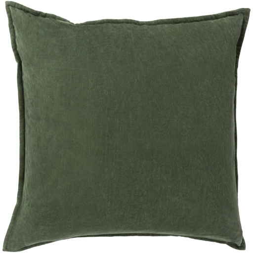 Cotton Velvet Throw Pillow, 20" x 20", with poly insert - Image 0