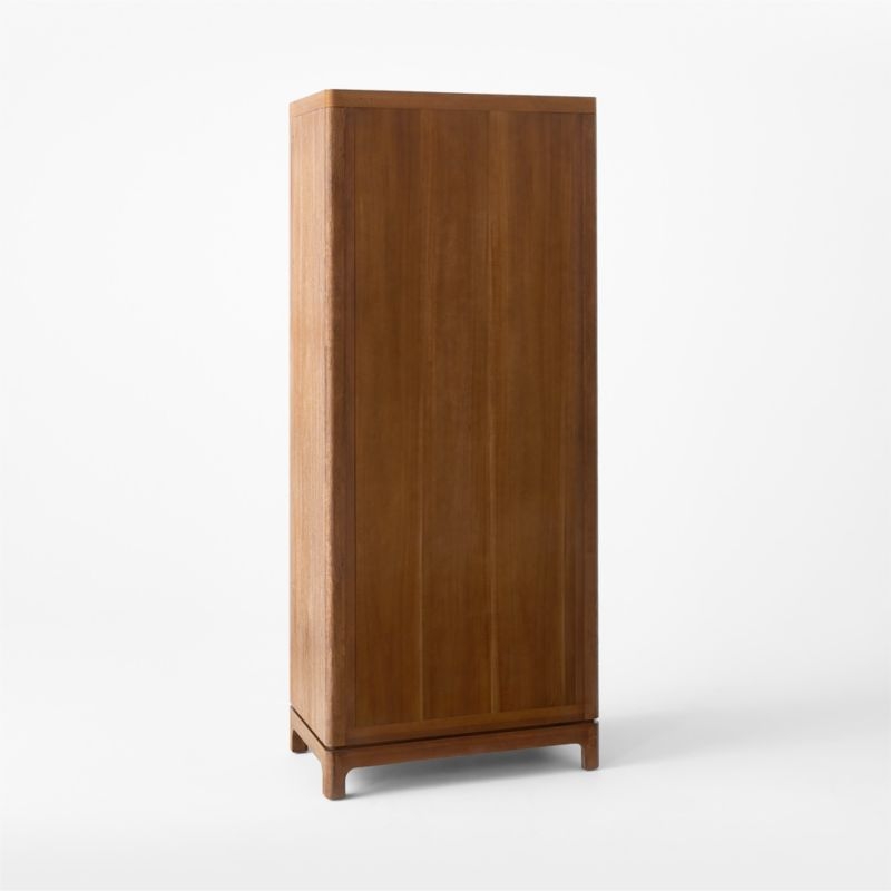 Truman Acacia Wood and Glass Door Tall Cabinet - Image 6