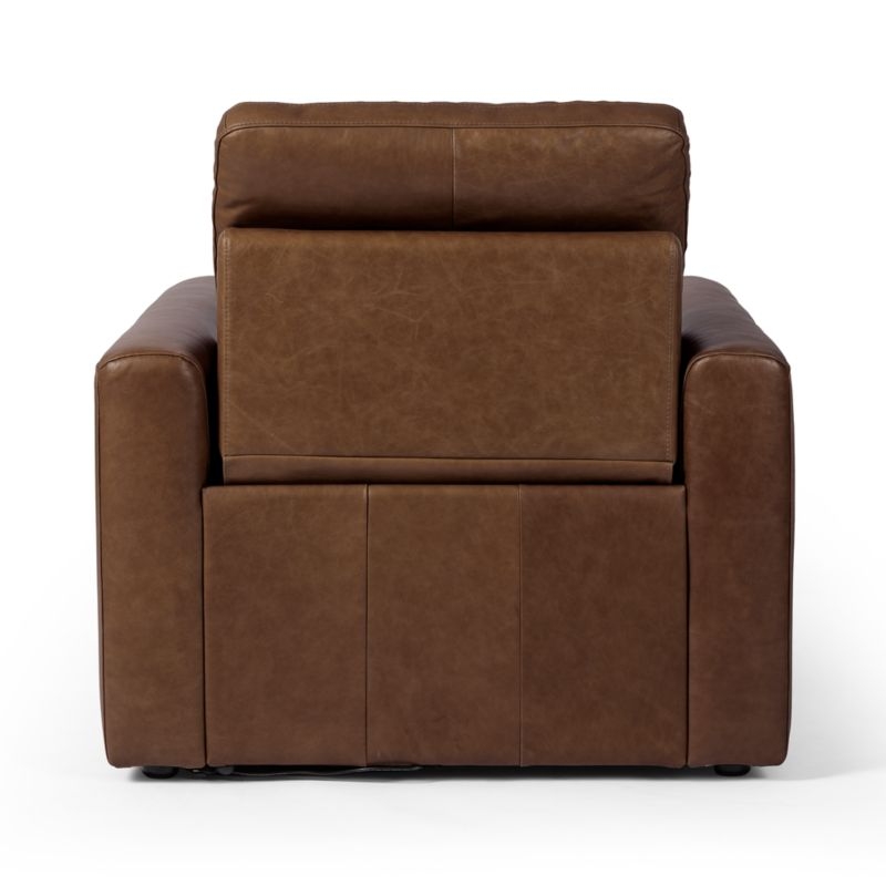 Tillery Sonoma Leather Power Recliner Accent Chair - Image 2