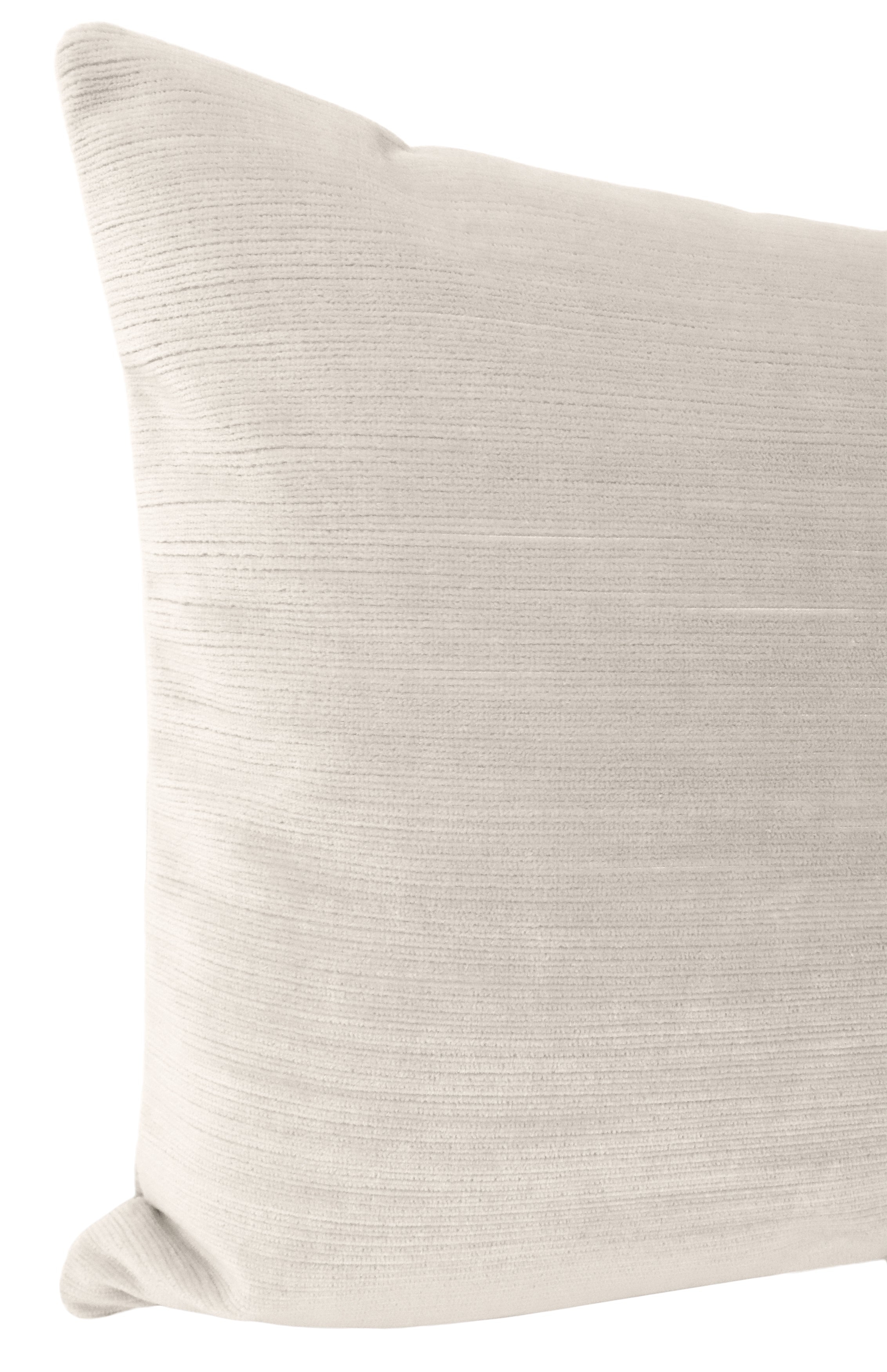 THE XL LUMBAR :: STRIE VELVET // OYSTER - 14" X 48" - Image 4