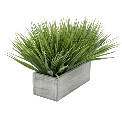 Artificial Onion Grass in Planter - Image 0