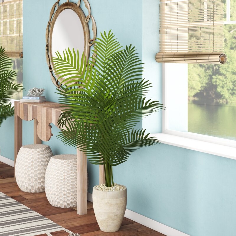 Faux Paradise Floor Palm Tree in Planter - Image 1