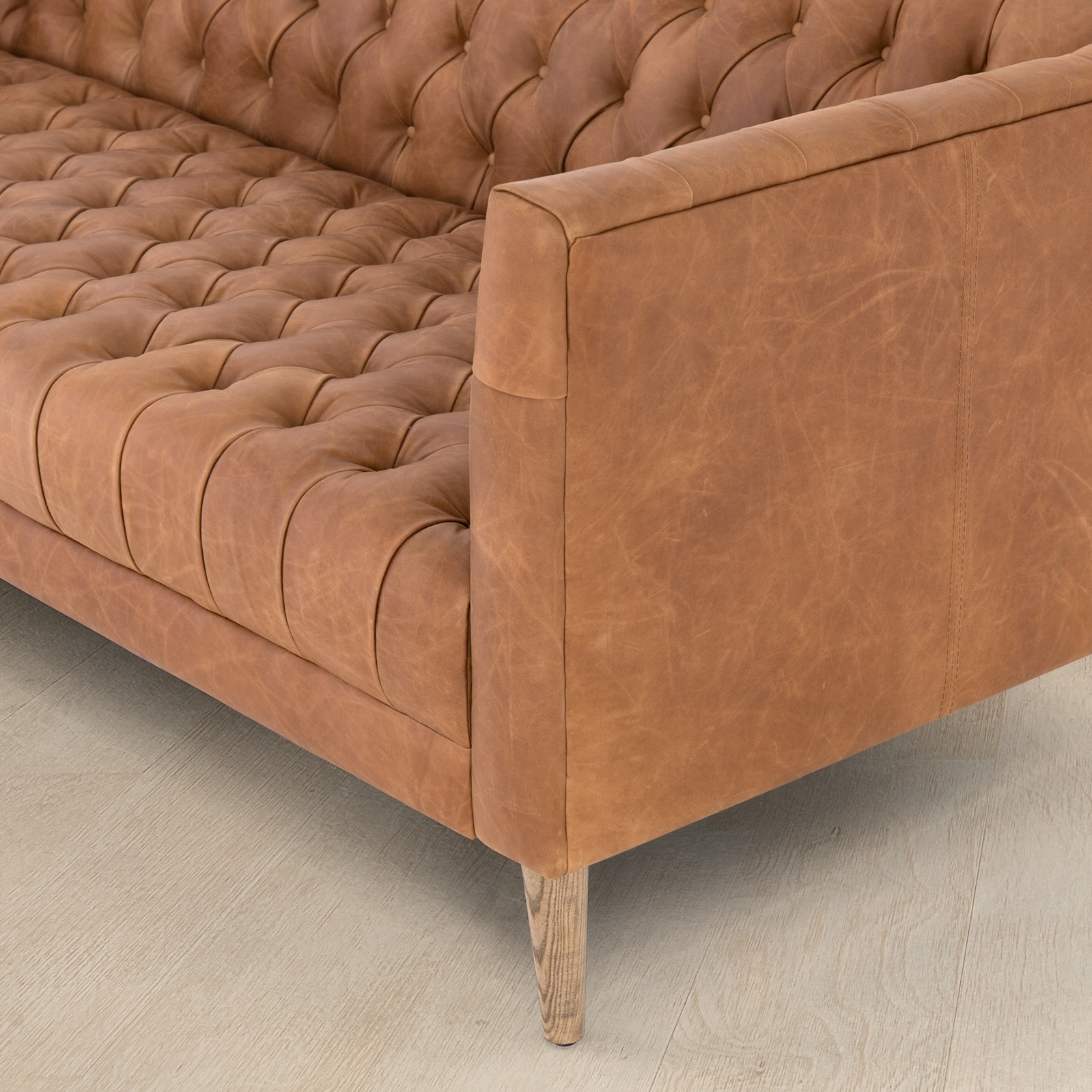 Breanne Leather Sofa - Image 5