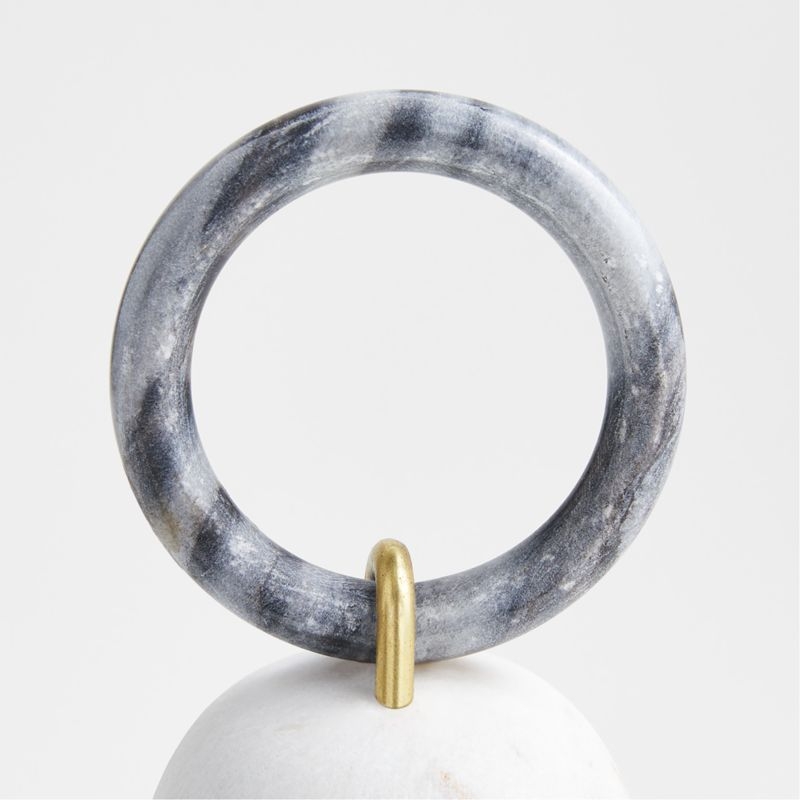 Modern Marble Tabletop Sculpture - Image 1
