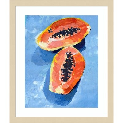 Bold Papaya II By Jennifer Paxton Parker Framed Wall Art Print - Image 0