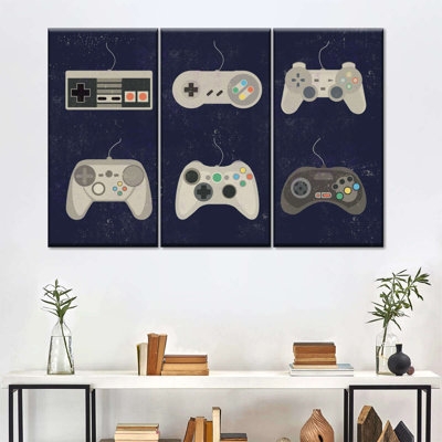 " Video Game Controller Evolution " by Logic Nerds 3 - Pieces - Image 0
