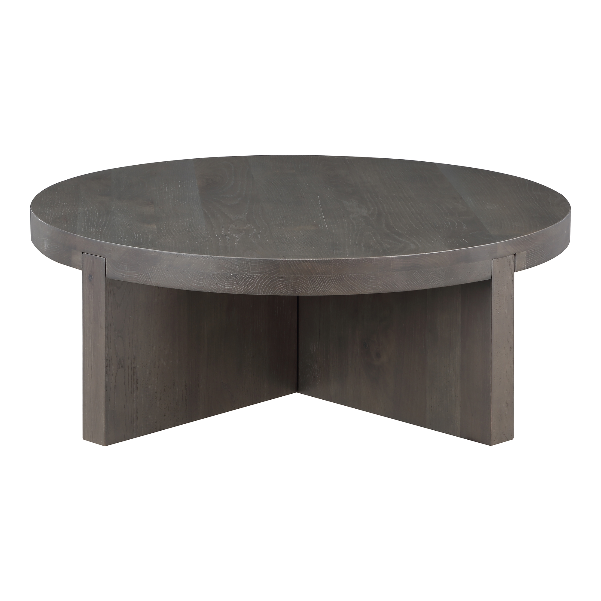 Folke Round Coffee Table Dark Brown - Image 0