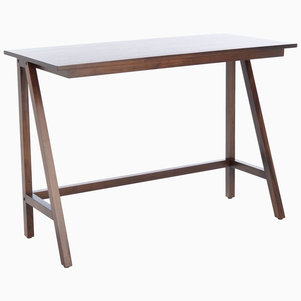 A-Line Mahogany Desk,Wood,Walnut - Image 1