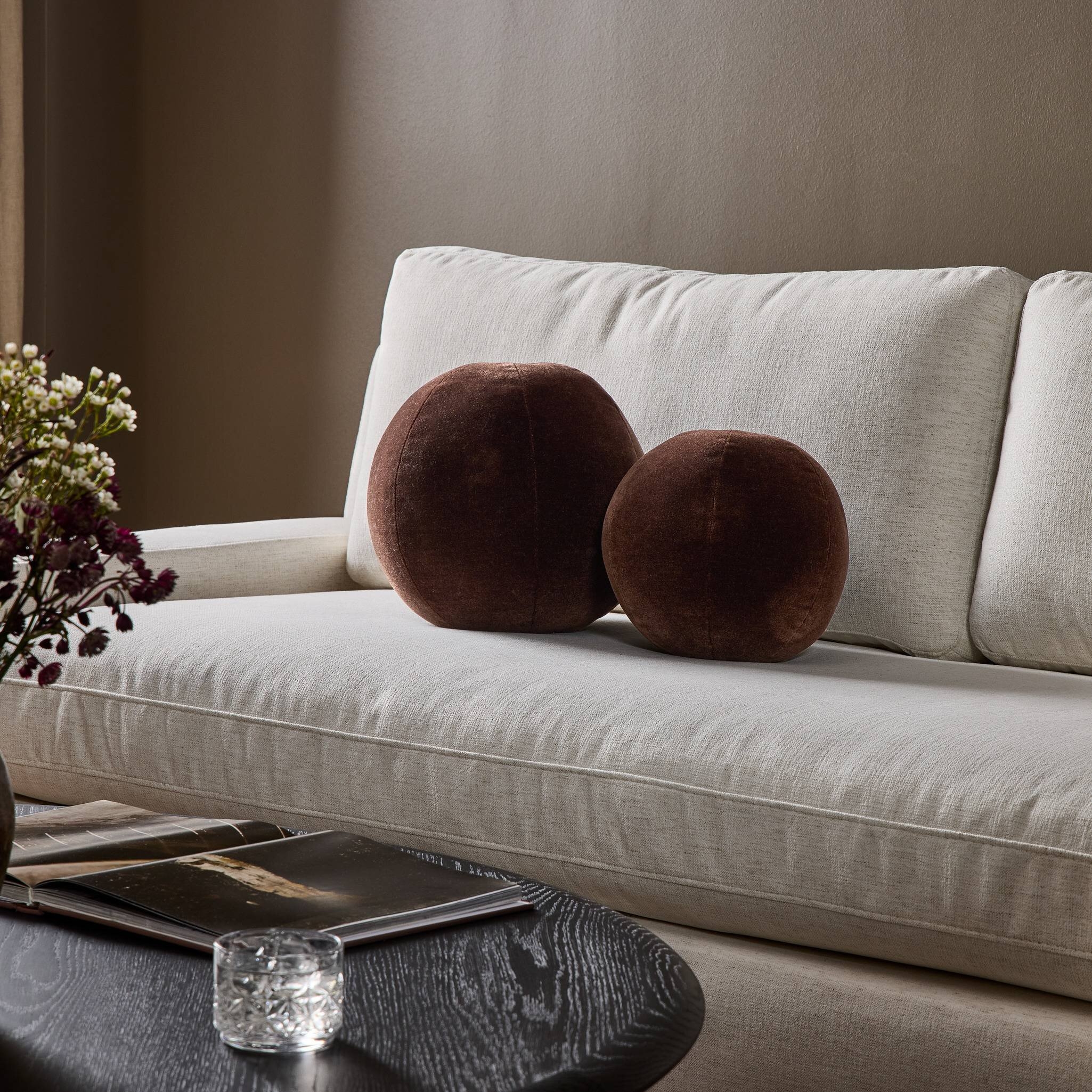 Balle Pillow, Set Of 2 - Monte Chocolate - Image 2