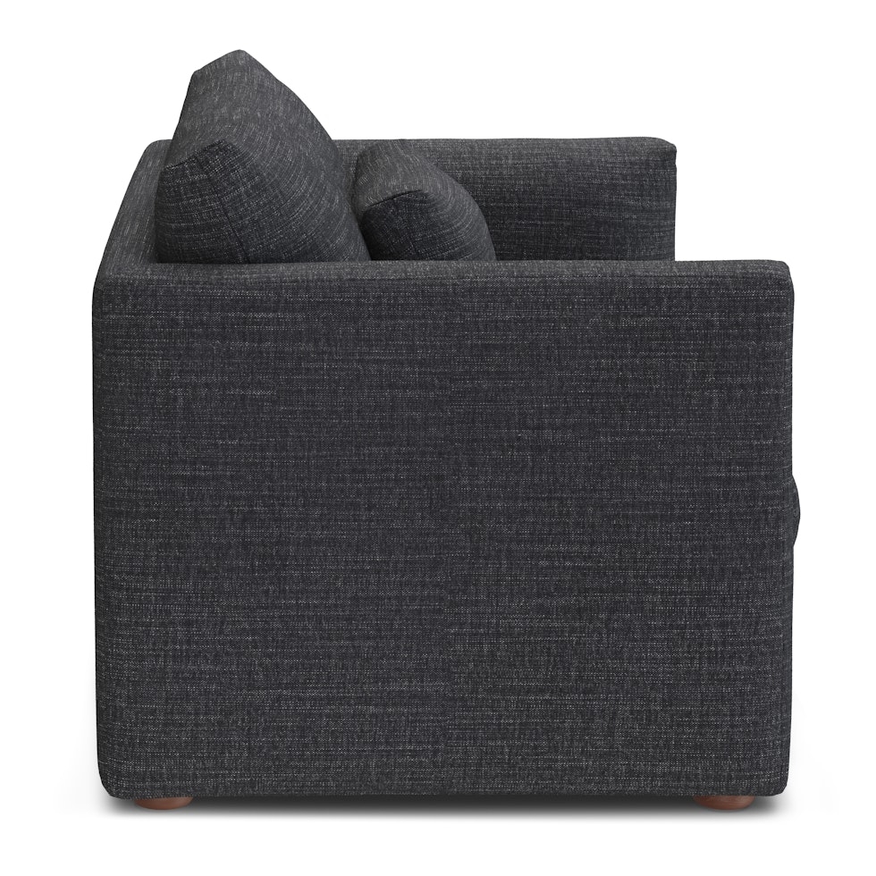 Marina 57" Sleeper Chair - Napa Charcoal - Image 2