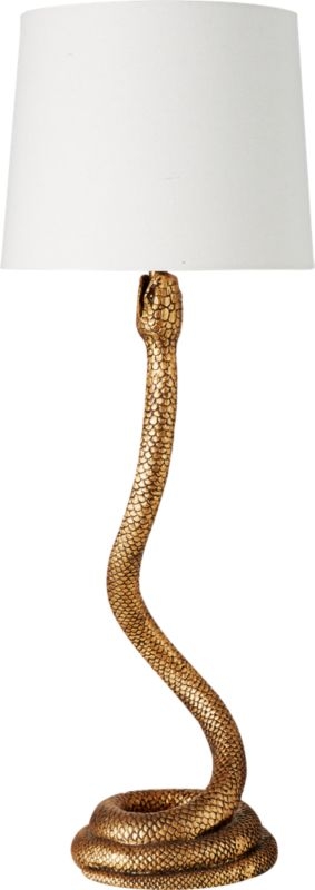 Snake Bronze Table Lamp - Image 3