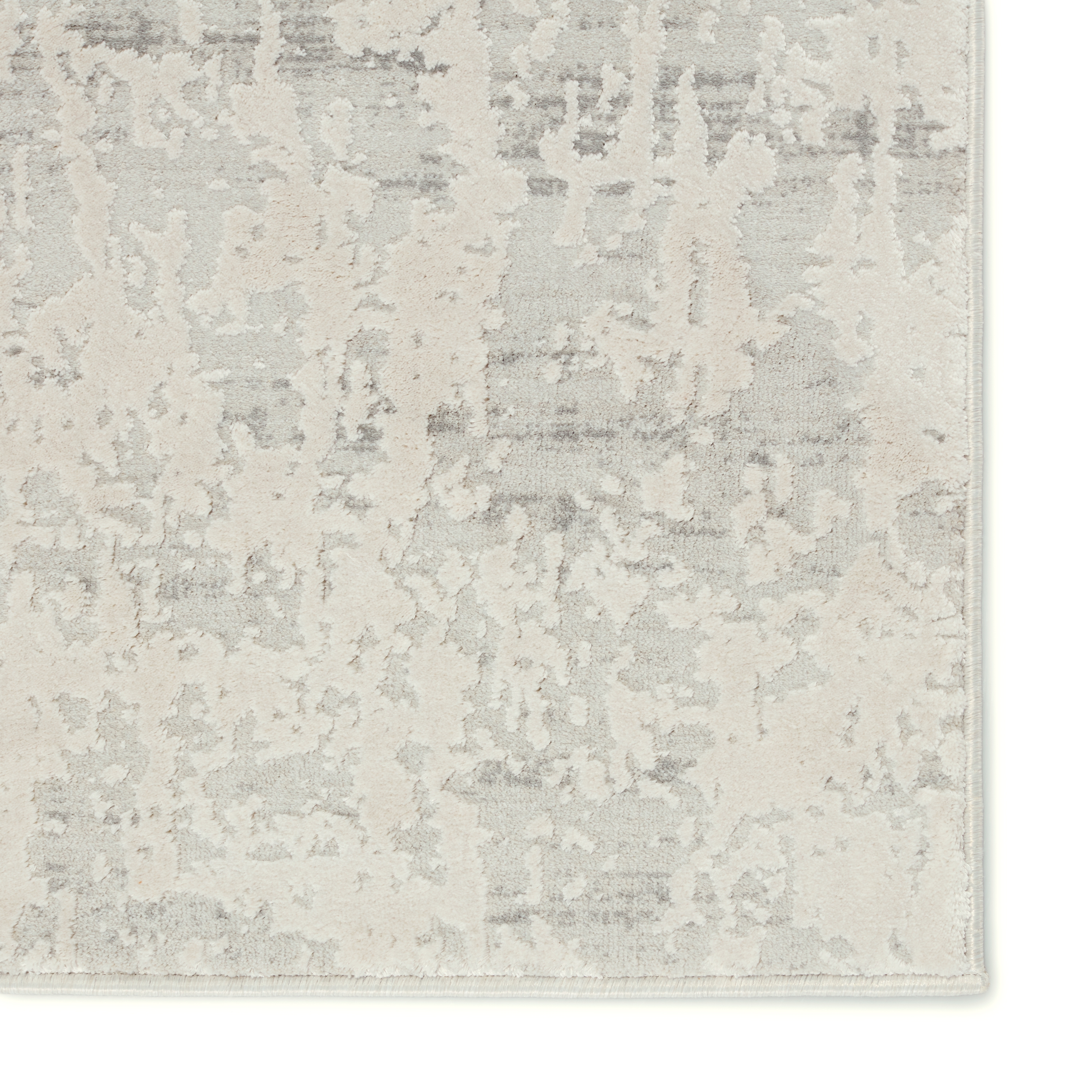 Arvo Abstract Silver/ White Area Rug (12'X15') - Image 3