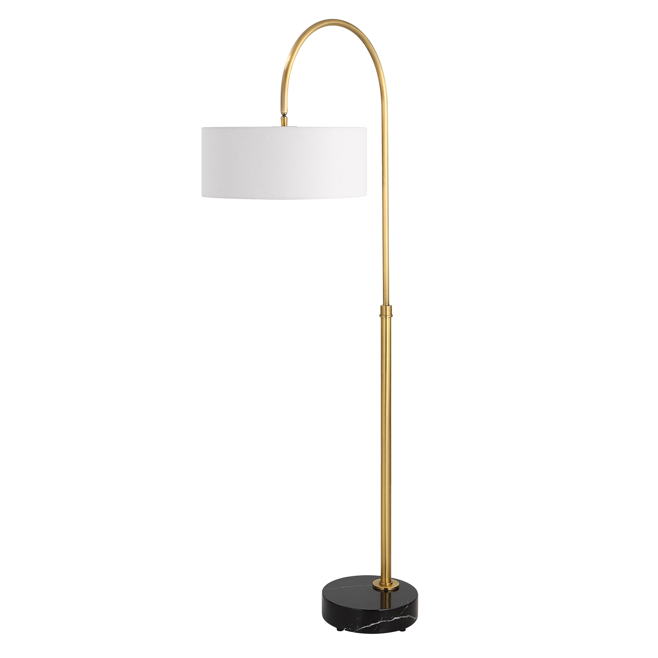 Huxford Brass Arch Floor Lamp - Image 3