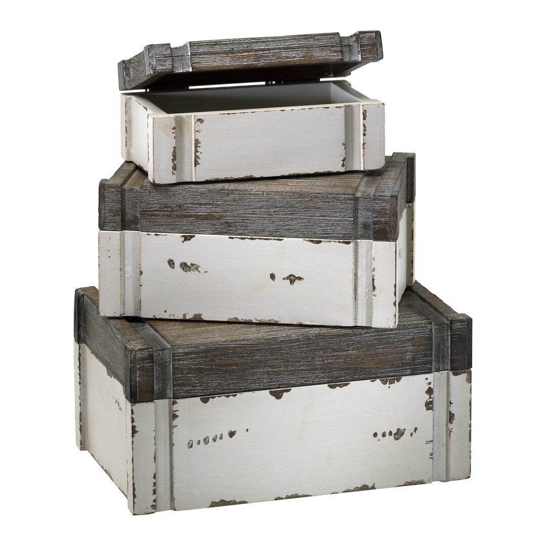 Cyan Design Alder 3 Piece Storage Box Set - Image 0