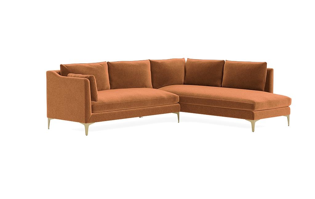 Caitlin 3-Seat Right Bumper Sectional by The EverygirlÃ?Â® - Image 1