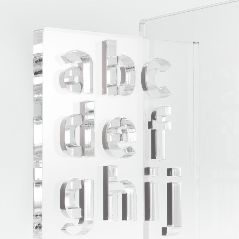 Acrylic Alphabet Bookends - Image 2