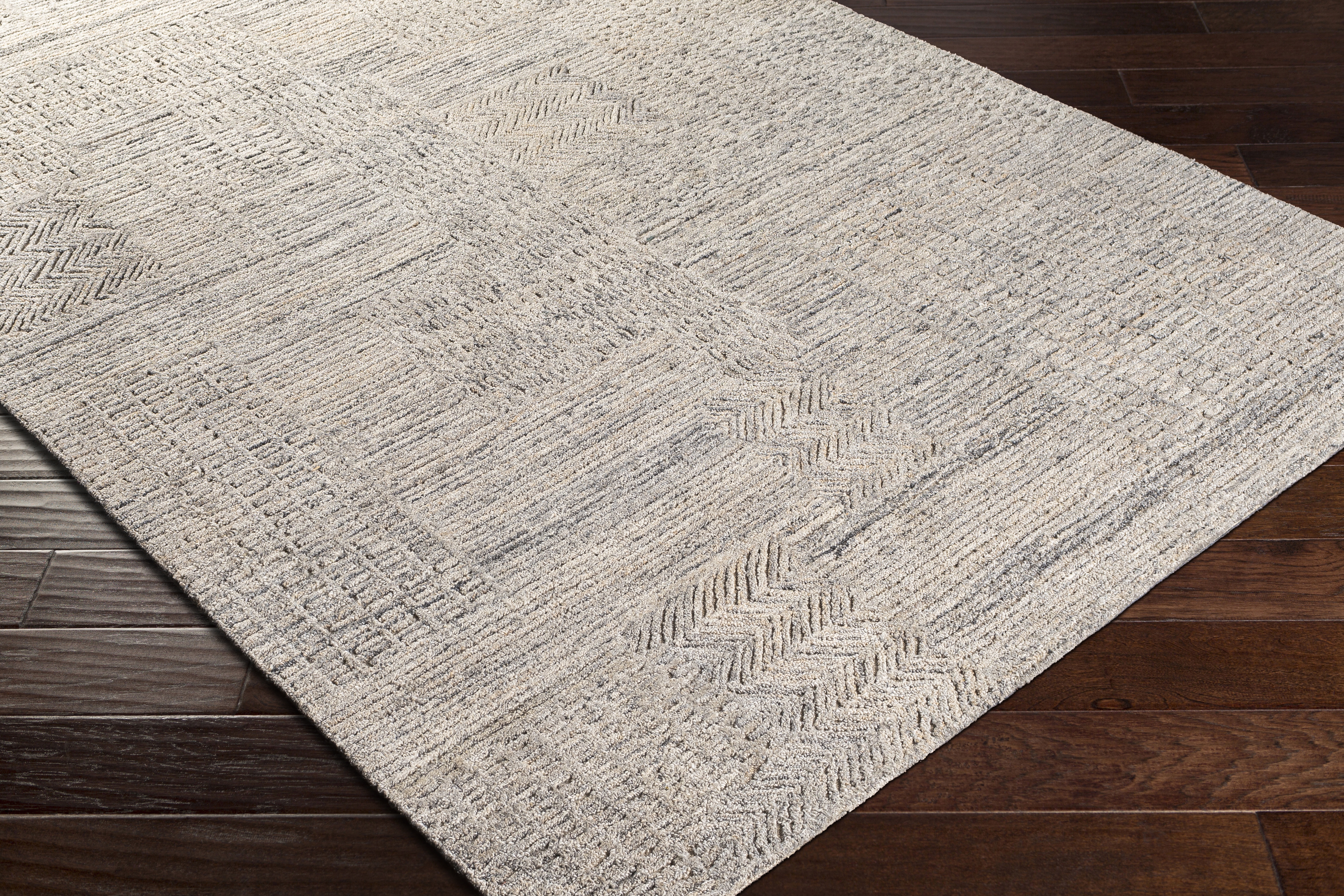 Rosario Gray Indoor 2' x 3' Handmade Rug - Image 5