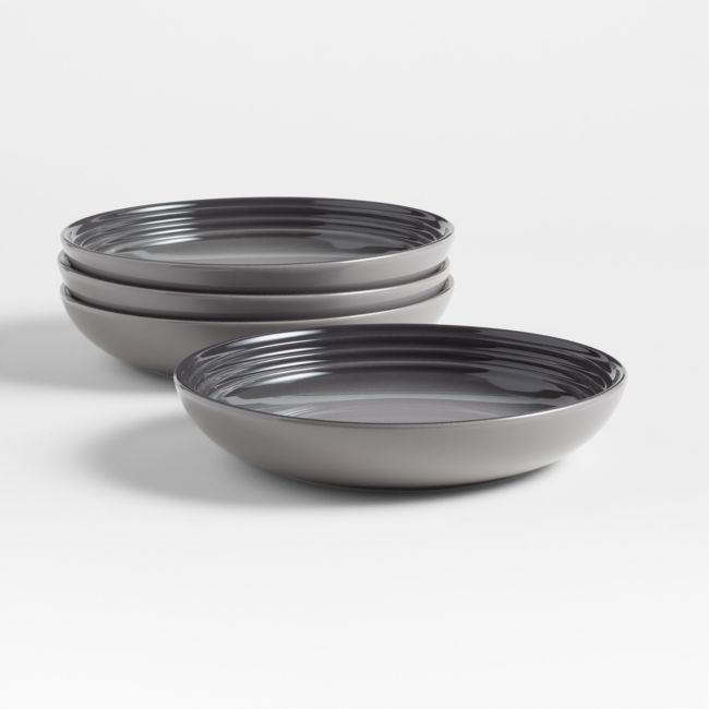 Le Creuset ® Oyster Grey Pasta Bowls, Set of 4 - Image 0