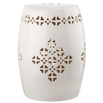 Lorelei Ceramic Garden Stool - Image 0