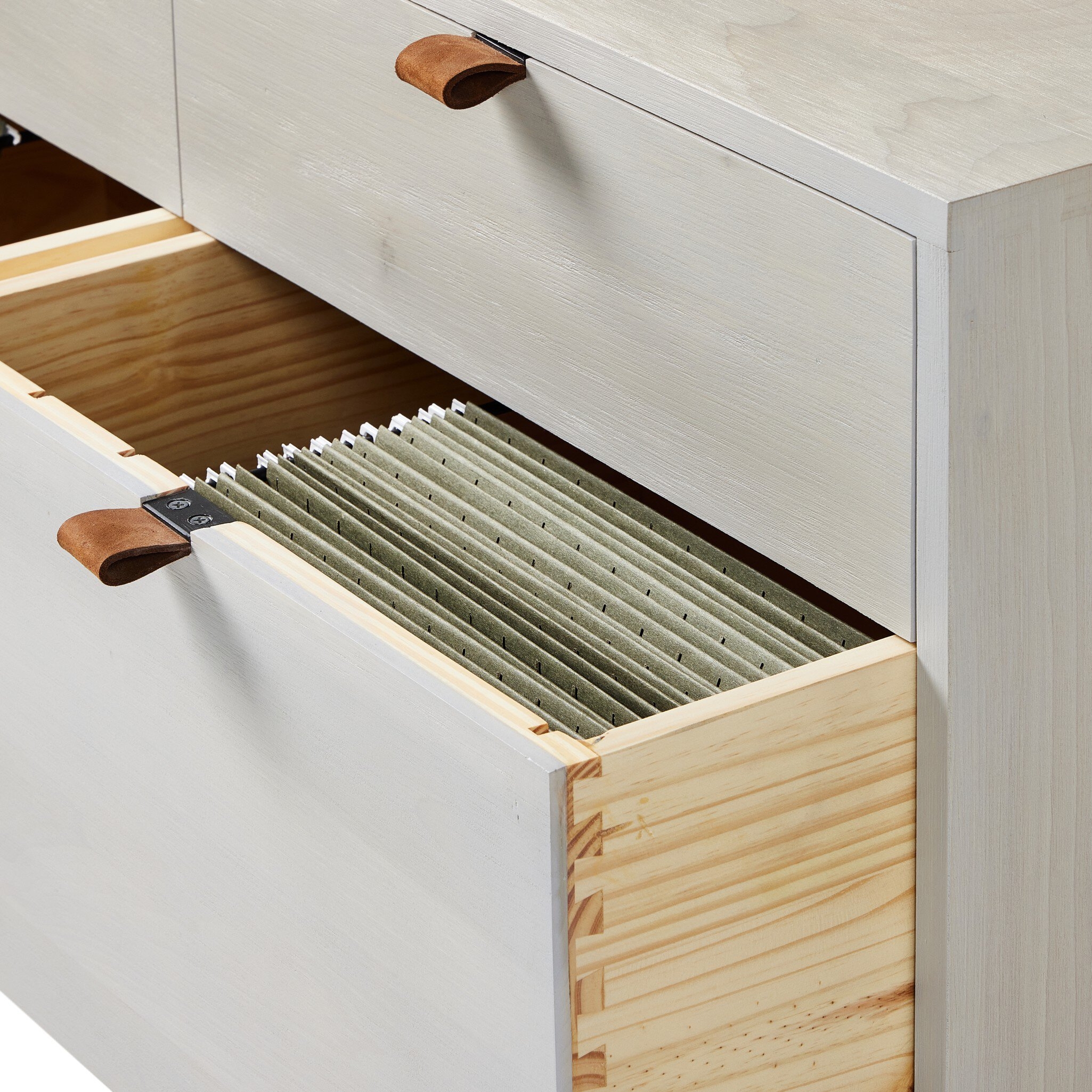 Trey Modular Wide Filing Cabinet - Dove Poplar - Image 10