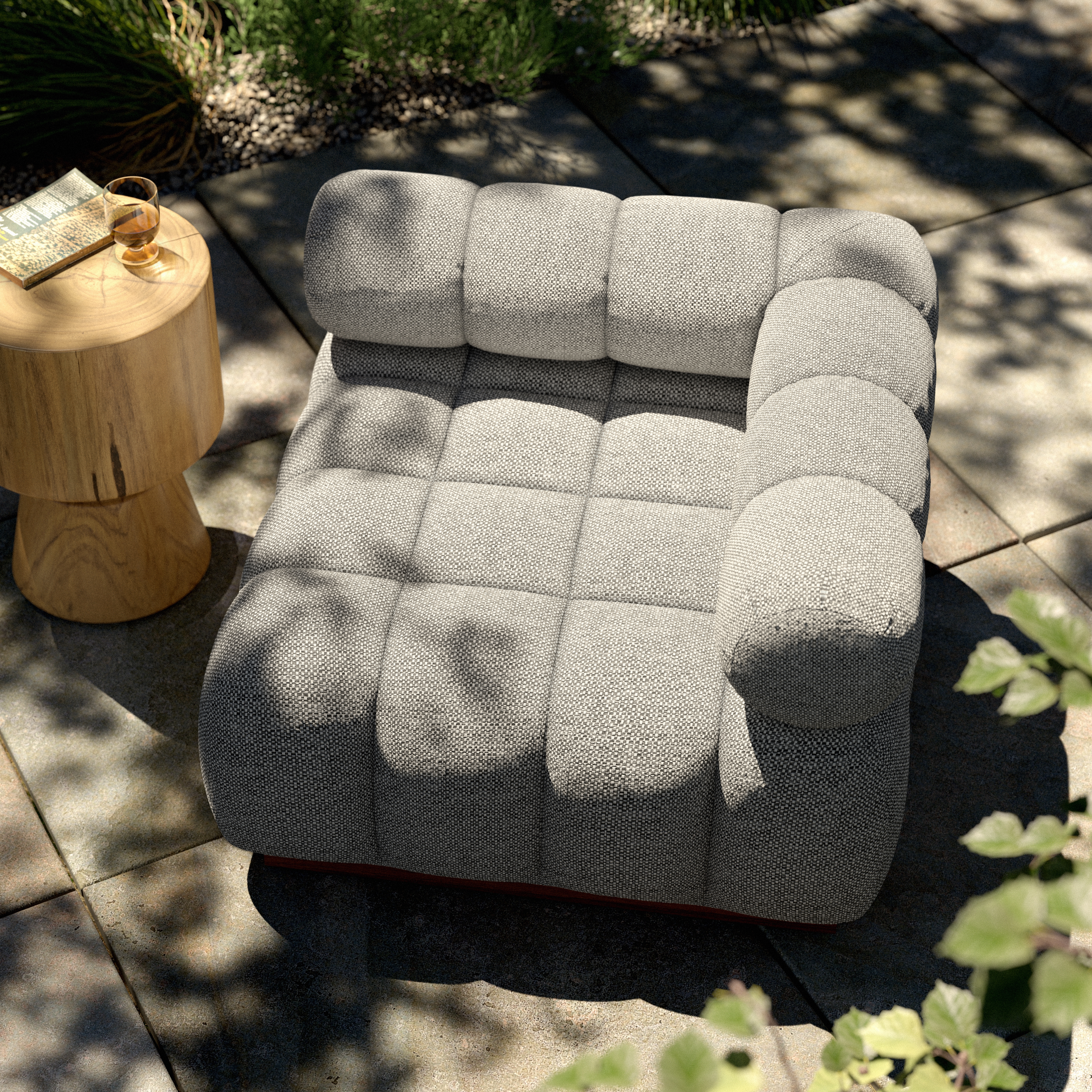 Build Your Own: Roma Outdoor Sectional - Faye Ash - Image 12