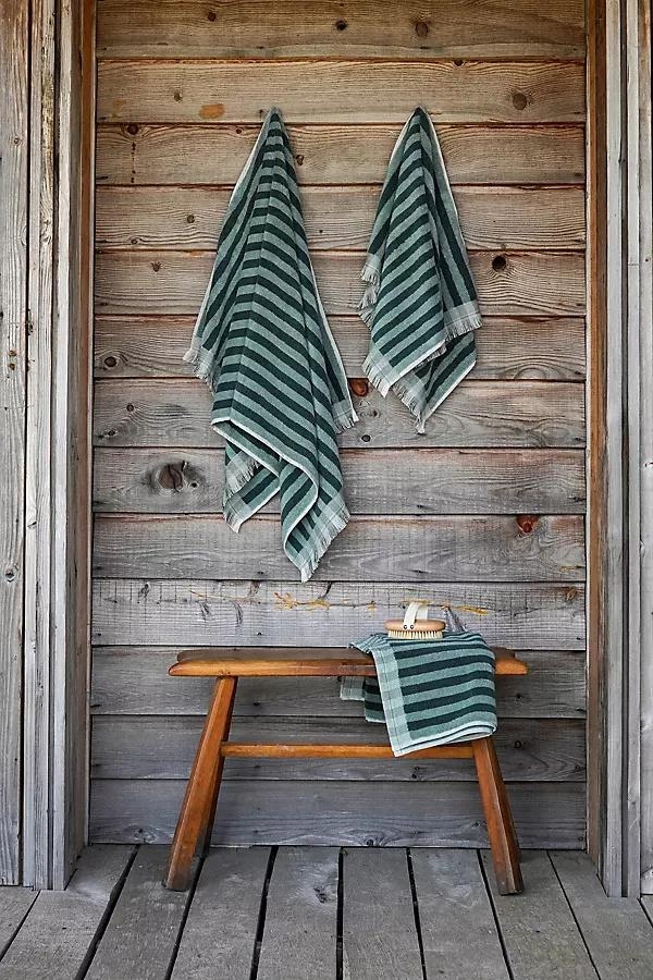 Pembroke Stripe Cotton Towel Collection - Image 0