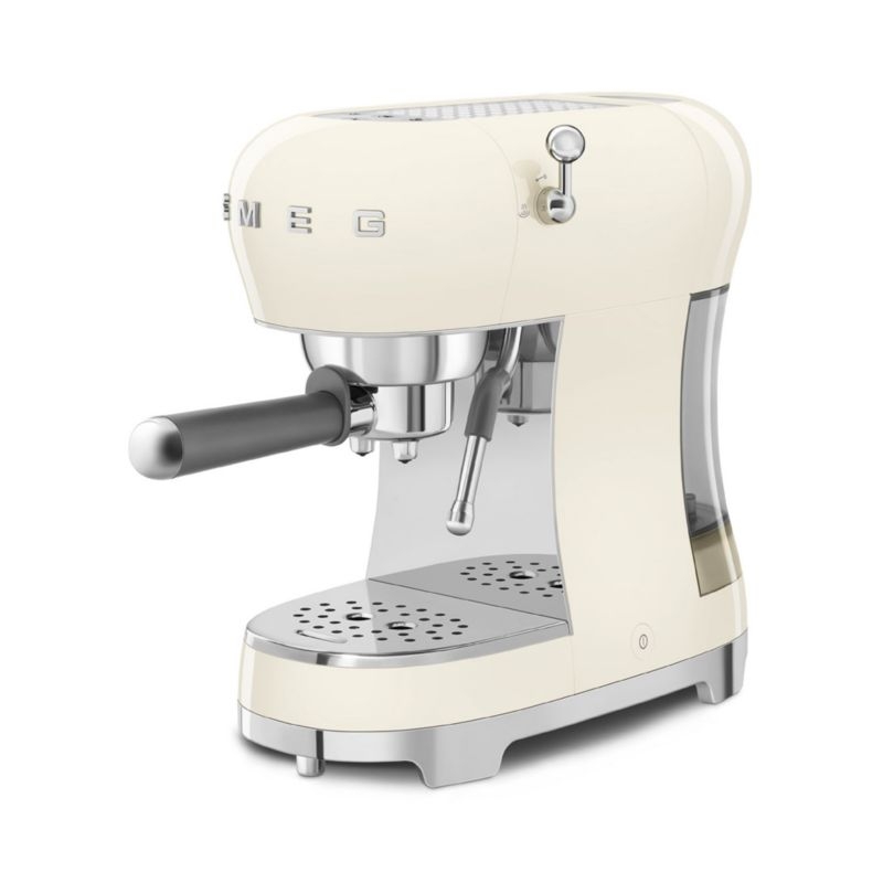 SMEG Cream Retro Manual Espresso Machine - Image 3