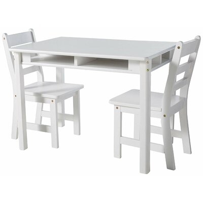 Beaconsdale Kids Solid Wood Rectangular Play Table and Chair Set - Image 0