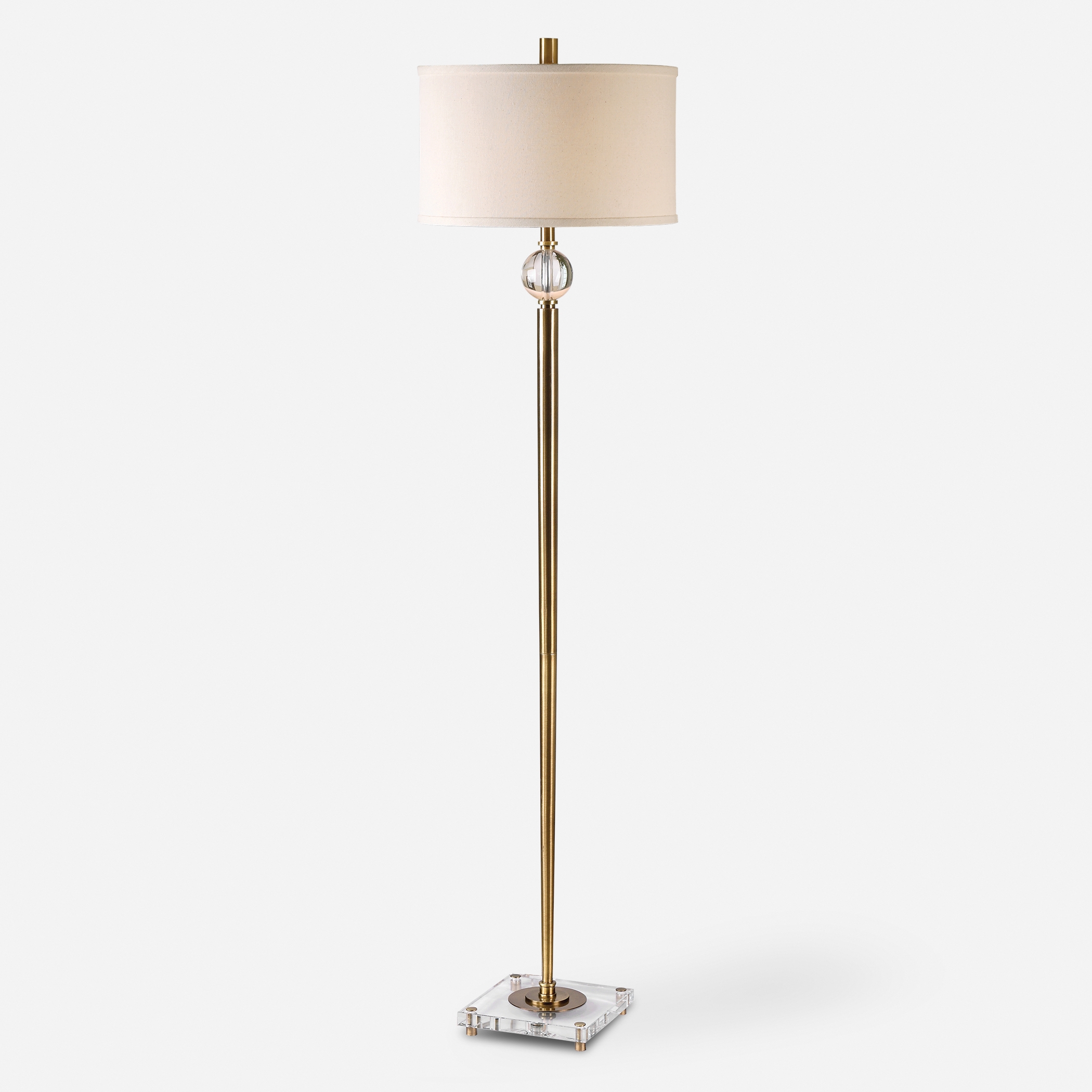 Mesita Brass Floor Lamp - Image 0