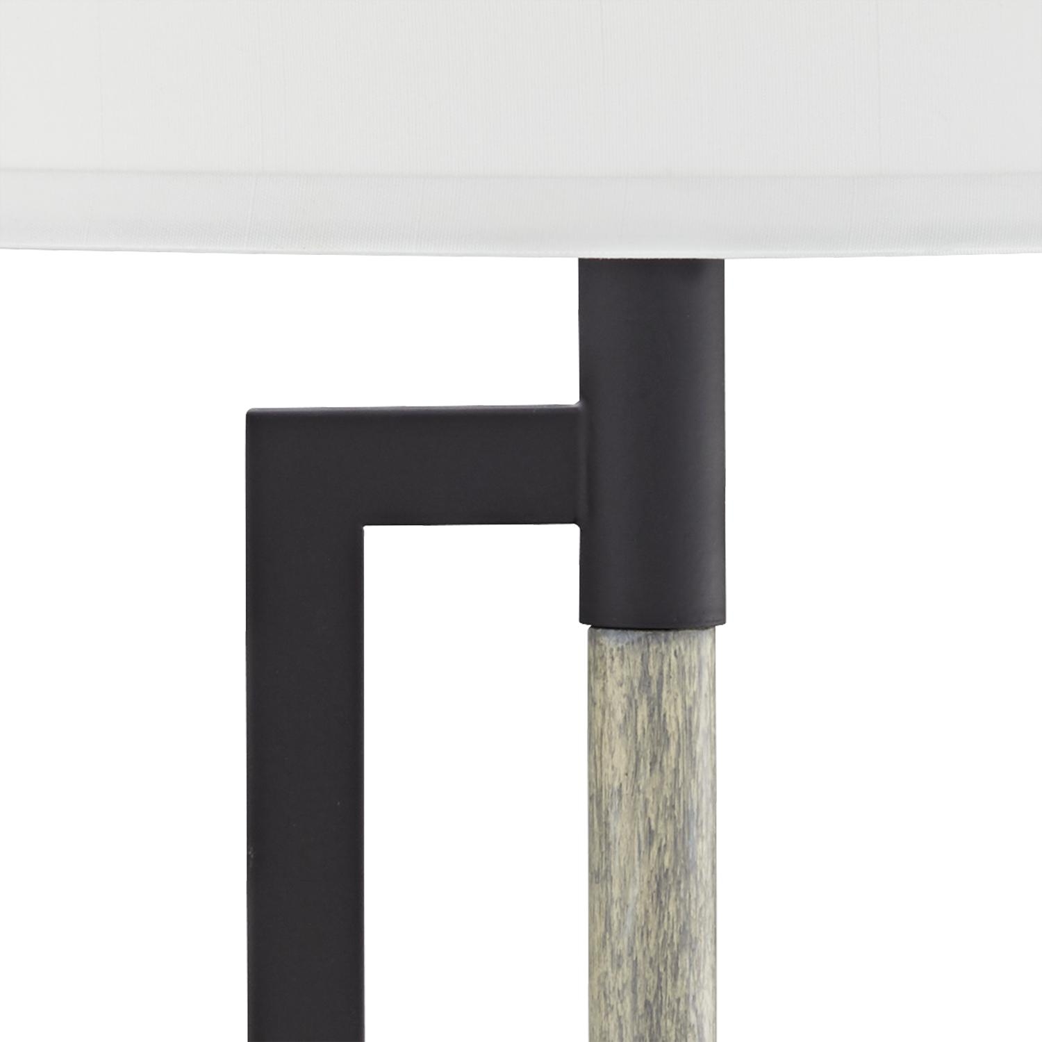ALDEN-Table Lamp -Long metal handle in gun metal - Image 1