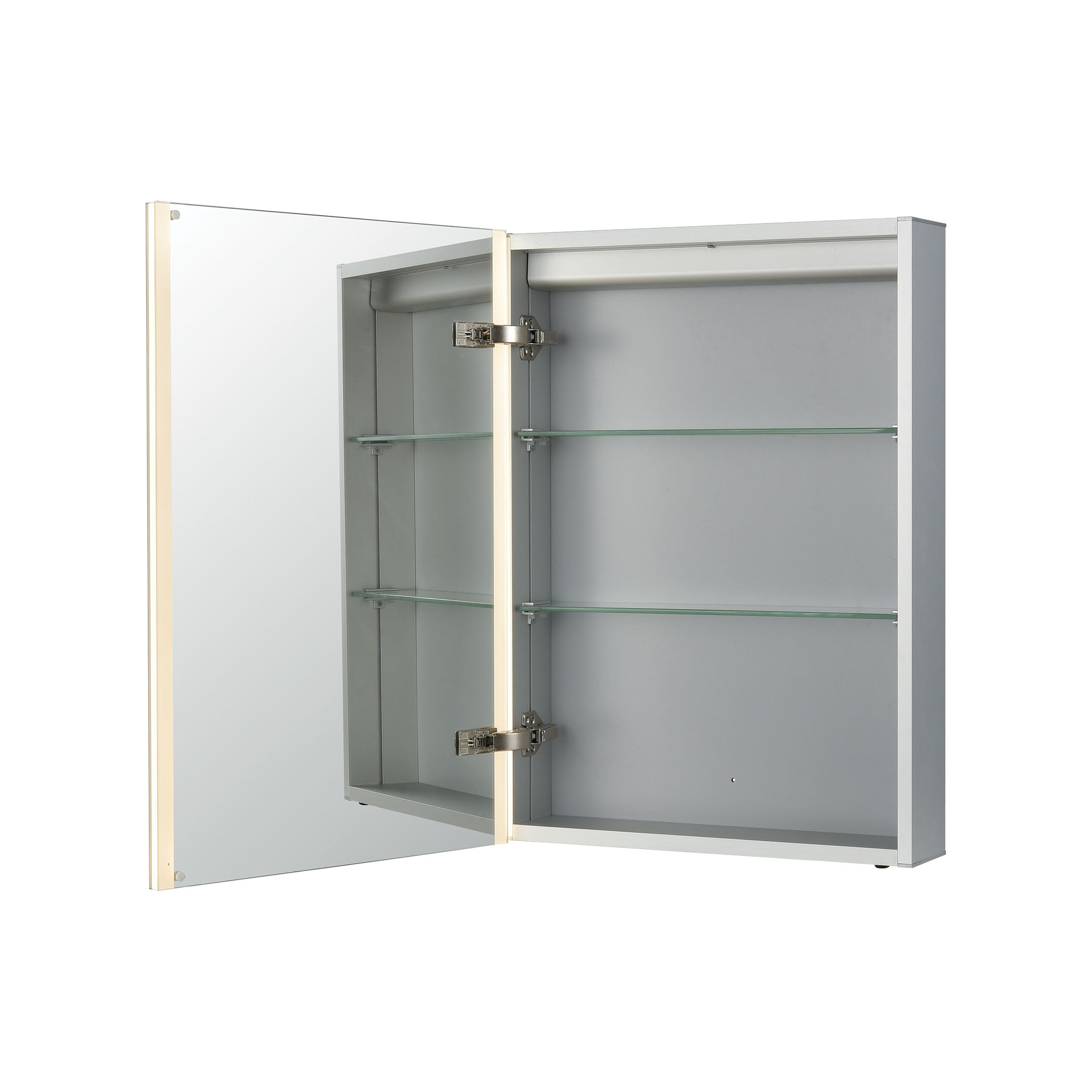 20x27-inch LED Mirrored Medicine Cabinet - Image 2