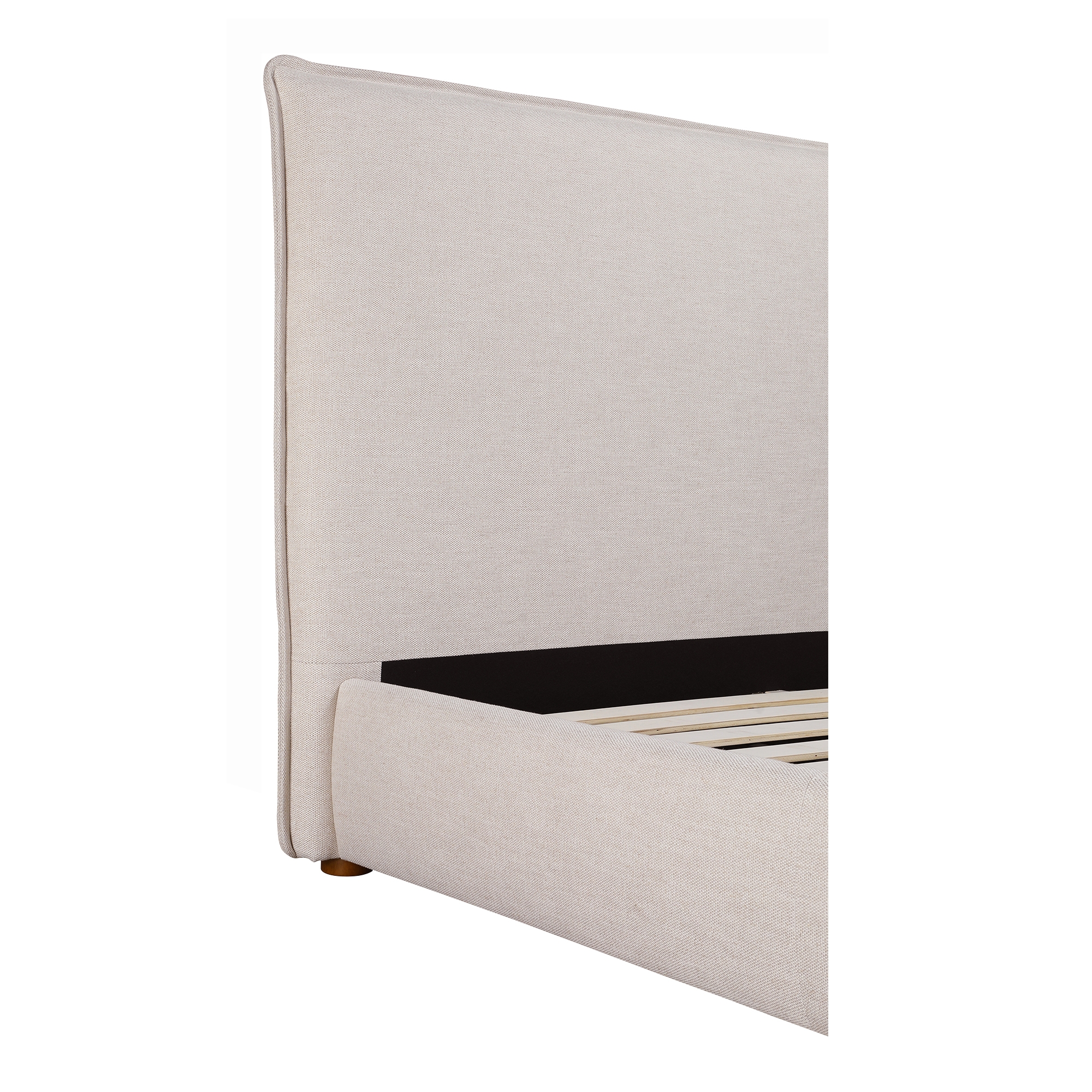 Luzon Queen Bed Tall Headboard Wheat - Image 11