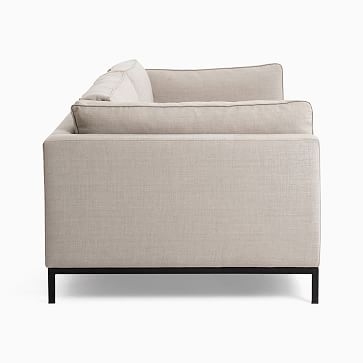 Modern Arm Sofa, Charcoal - Image 3