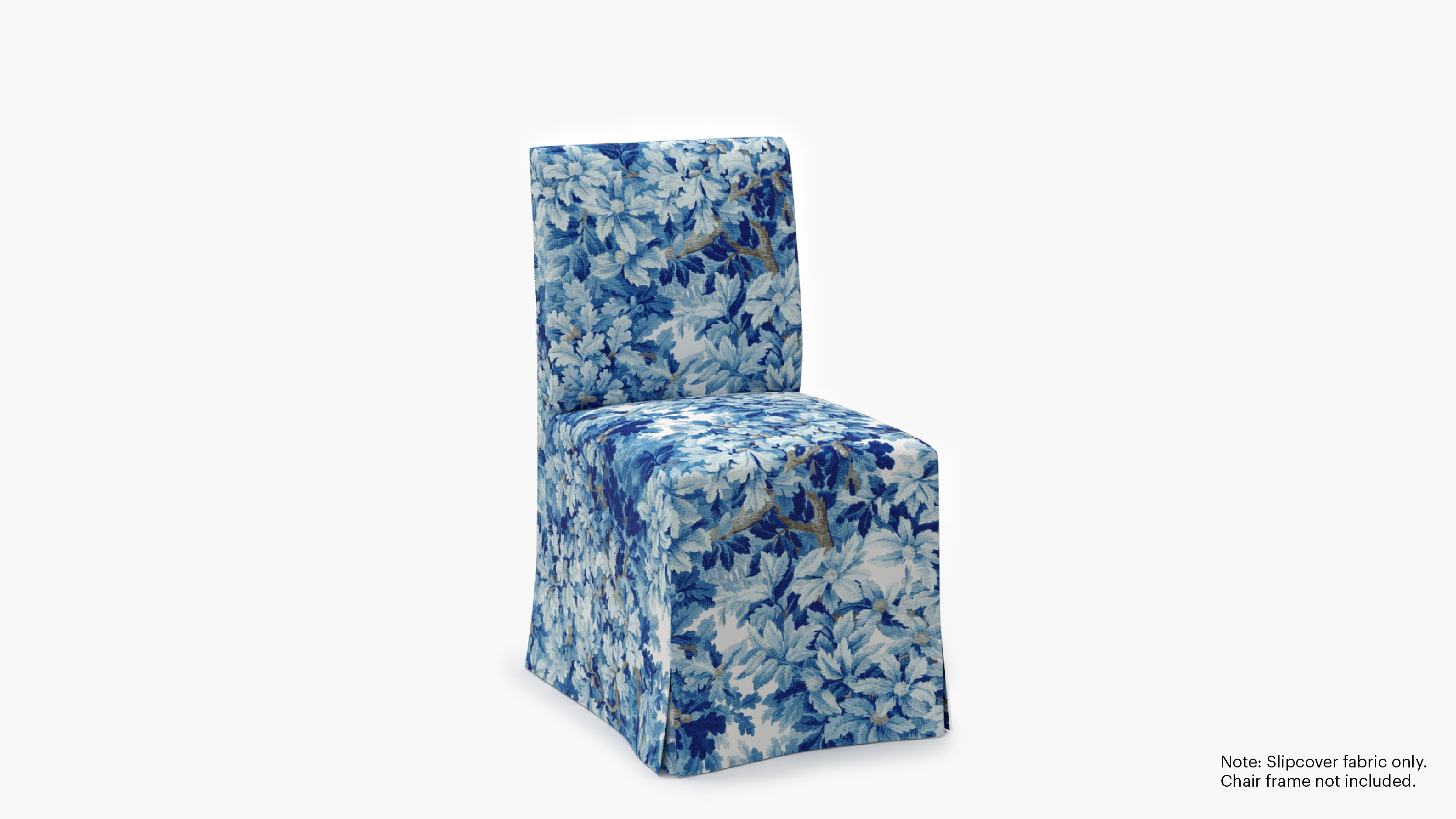 Slipcovered Signature Dining Chair - Cover Only, Limoges Bois De Chene - Image 1