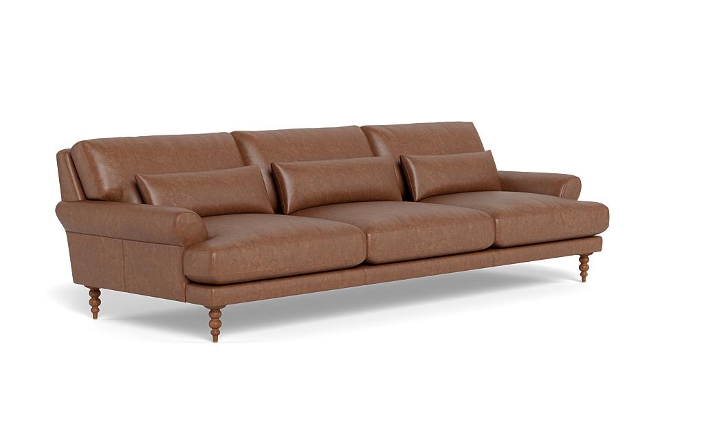 Maxwell Leather 3-Seat Sofa by Apartment Therapy - Image 1