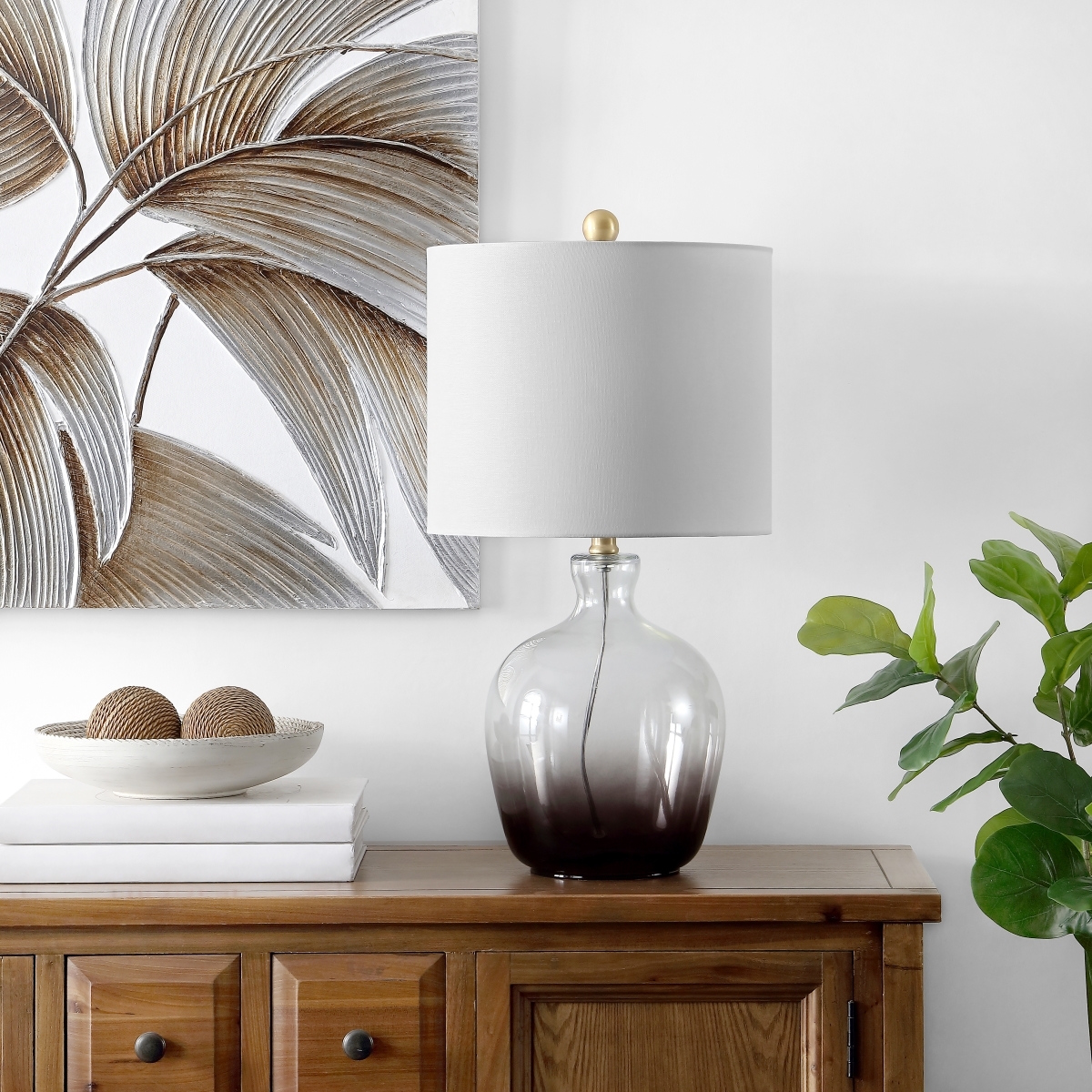 Remzi Table Lamp - Grey - Safavieh - Image 1