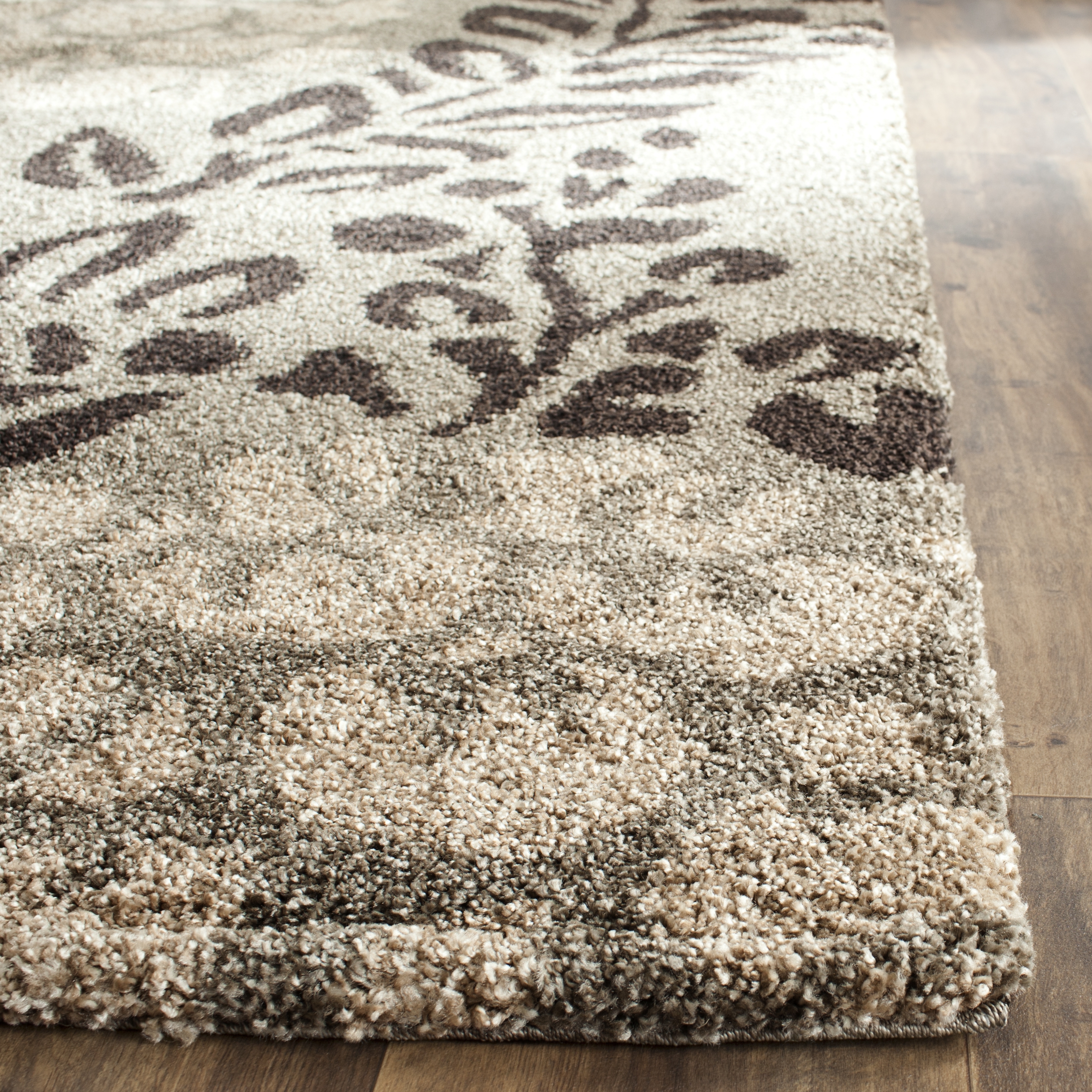 Arlo Home Woven Area Rug, SG456-7928, Smoke/Dark Brown,  2' 3" X 8' - Image 1