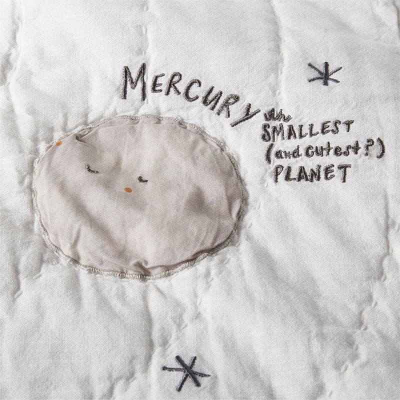 Outer Space Organic Cotton Kids Twin Quilt - Image 3